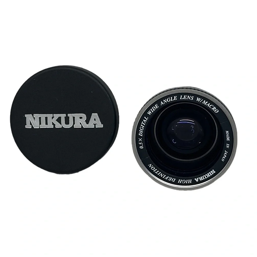 Nikura 0.5X High Definition Wide Angle Lens w/ Macro for Digital & Video Cameras